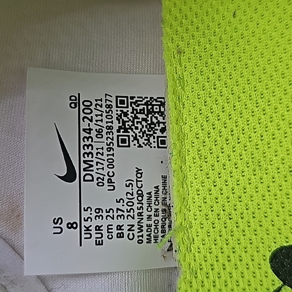 Nike Air Zoom Type Crater Running Trainers Shoes Sneakers Taupe White Mens 8 - Picture 8 of 8